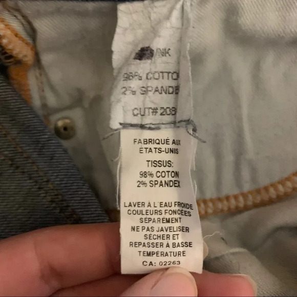 J Brand Blue Jean Cropped Size 27 Cut #208 - Picture 8 of 8